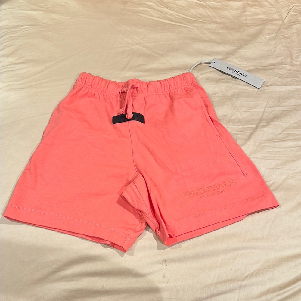 Essentials Coral Shorts Lightweight Elastic Waist